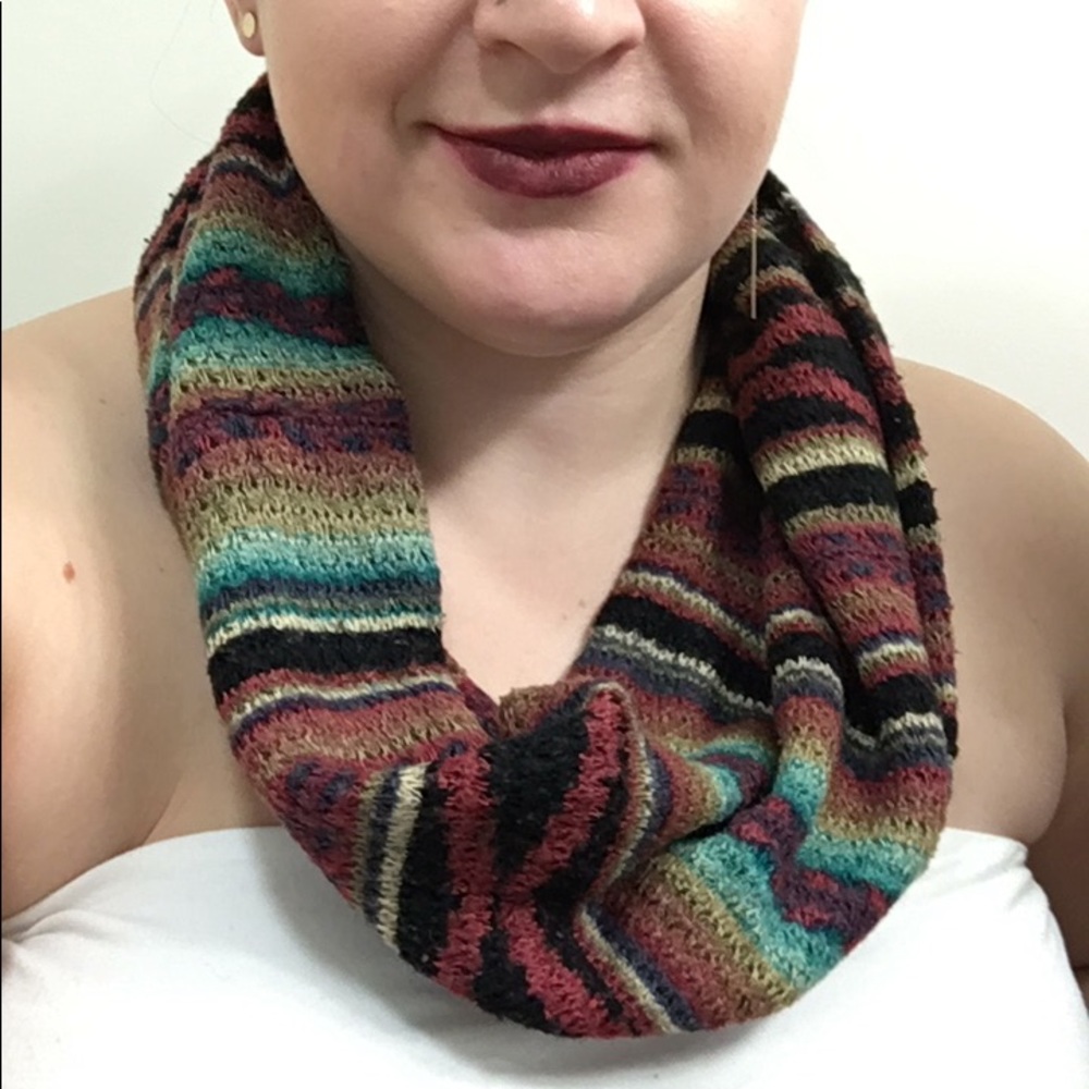 Earth Toned Infinity Scarf